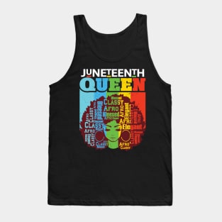 Juneteenth Queen Bleesed Tank Top